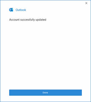 outlook change email server settings
